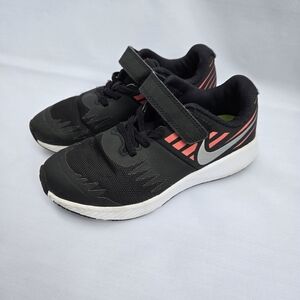 Nike Kids Black and Pink Sneakers